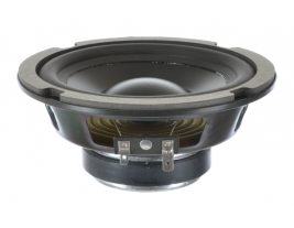 A 6.5 inch high-end midwoofer with a 4 ohm impedance rating and a power rating of 50 watts.