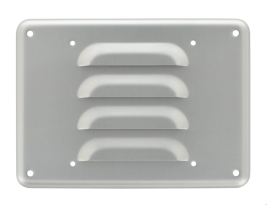 A 6.5" aluminum louvered grille for speakers - 34AB.