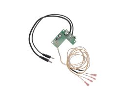 A mono channel amplifier with lead set and USB connection from MISCO Speakers -- Amp model 38036.