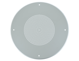 A 13" round steel ceiling grille for speakers - 8WB.