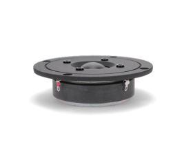 1 Inch (25 mm) Silk Dome Tweeter with 4 Inch Decorative Cast Aluminum Face Plate